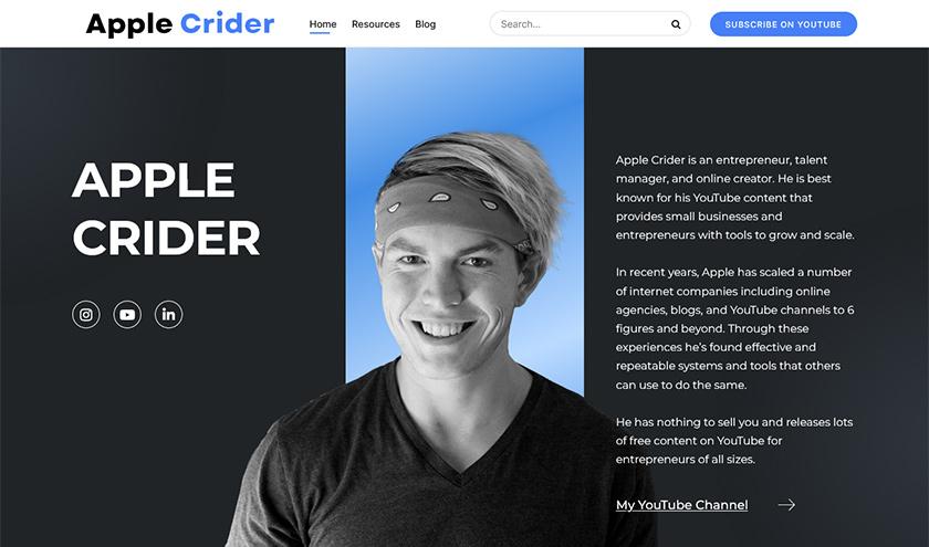 Apple Crider portfolio thumbnail